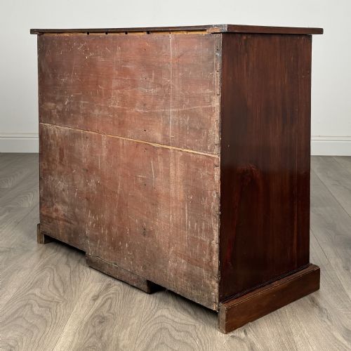 ANTIQUE 19TH CENTURY UNUSUAL MAHOGANY DESK OF SMALL PROPORTION - ADDITIONAL PHOTO 6