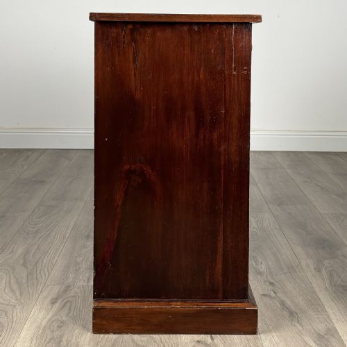 ANTIQUE 19TH CENTURY UNUSUAL MAHOGANY DESK OF SMALL PROPORTION - ADDITIONAL PHOTO 7