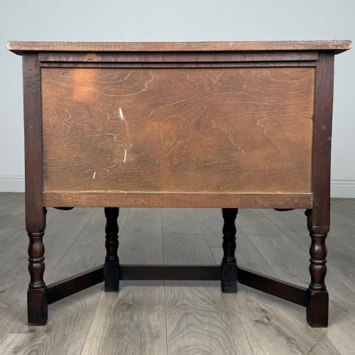 ANTIQUE SMALL 20TH CENTURY OLD CHARM CUPBOARD IN OAK - ADDITIONAL PHOTO 4