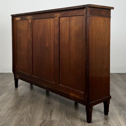 ANTIQUE LATE 19TH CENTURY INLAID DISPLAY CABINET IN MAHOGANY - ADDITIONAL PHOTO 14