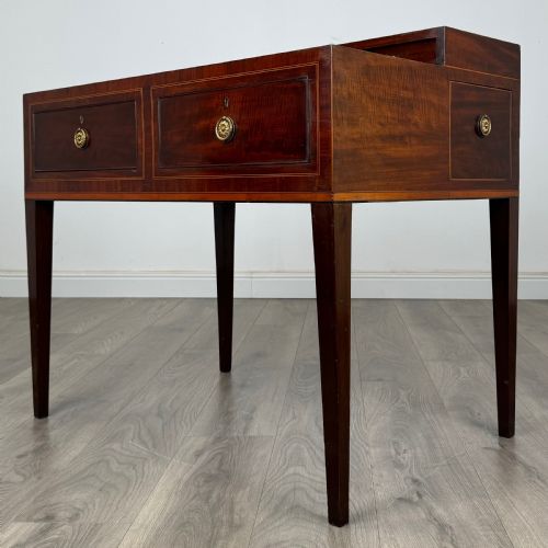 ANTIQUE EARLY 19TH CENTURY WRITING TABLE IN MAHOGANY - ADDITIONAL PHOTO 1