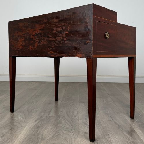 ANTIQUE EARLY 19TH CENTURY WRITING TABLE IN MAHOGANY - ADDITIONAL PHOTO 5