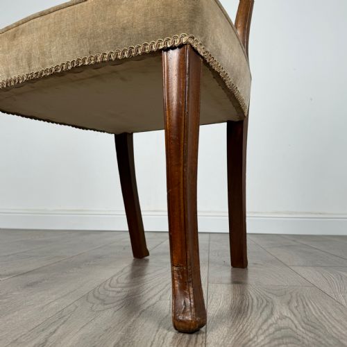 ANTIQUE 20TH CENTURY SET OF 6 HEPPLEWHITE STYLE DINING CHAIRS - ADDITIONAL PHOTO 7