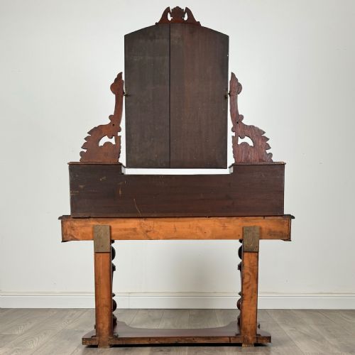 ANTIQUE 19TH CENTURY DUTCHESS DRESSING TABLE IN MAHOGANY - ADDITIONAL PHOTO 3