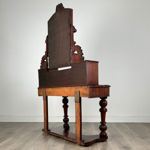 ANTIQUE 19TH CENTURY DUTCHESS DRESSING TABLE IN MAHOGANY - ADDITIONAL PHOTO 4