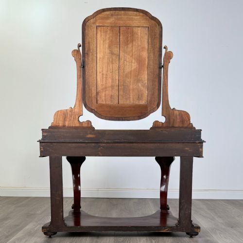 ANTIQUE 19TH CENTURY DUTCHESS DRESSING TABLE IN MAHOGANY - ADDITIONAL PHOTO 3
