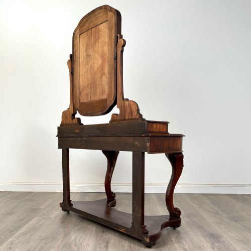 ANTIQUE 19TH CENTURY DUTCHESS DRESSING TABLE IN MAHOGANY - ADDITIONAL PHOTO 5