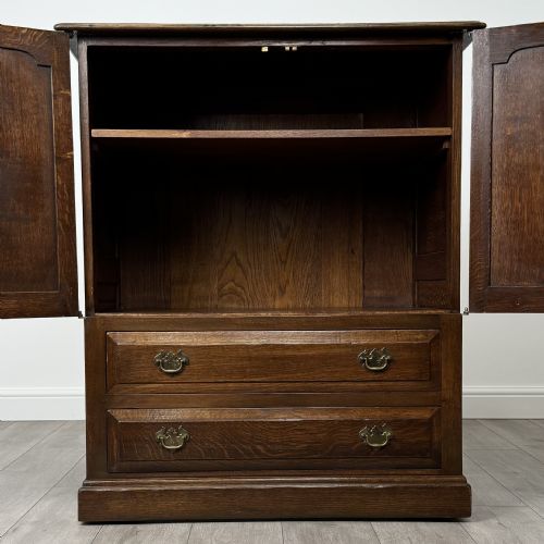 ANTIQUE 20TH CENTURY CUPBOARD IN OAK - ADDITIONAL PHOTO 1