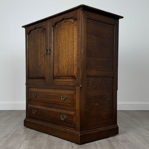 ANTIQUE 20TH CENTURY CUPBOARD IN OAK - ADDITIONAL PHOTO 2