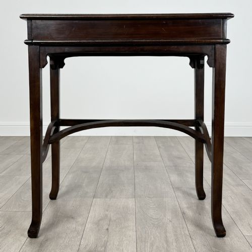 ANTIQUE 20TH CENTURY UNUSUAL DESK IN MAHOGANY - ADDITIONAL PHOTO 1