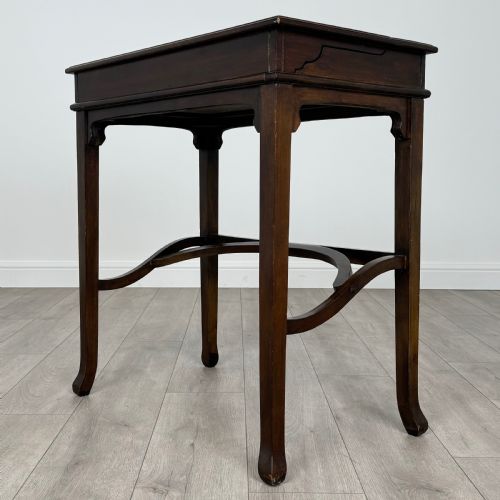 ANTIQUE 20TH CENTURY UNUSUAL DESK IN MAHOGANY - ADDITIONAL PHOTO 2