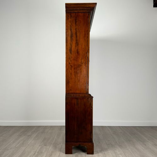 ANTIQUE 20TH CENTURY GEORGIAN STYLE CUPBOARD IN FRUITWOOD - ADDITIONAL PHOTO 7