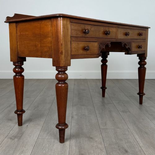 ANTIQUE 19TH CENTURY MAHOGANY WRITING TABLE OF FINE QUALITY - ADDITIONAL PHOTO 7