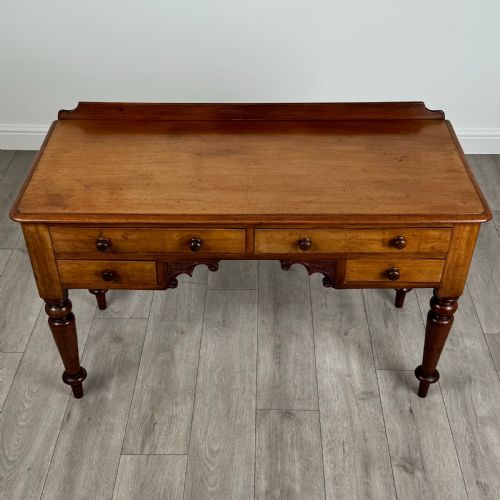 ANTIQUE 19TH CENTURY MAHOGANY WRITING TABLE OF FINE QUALITY - ADDITIONAL PHOTO 8