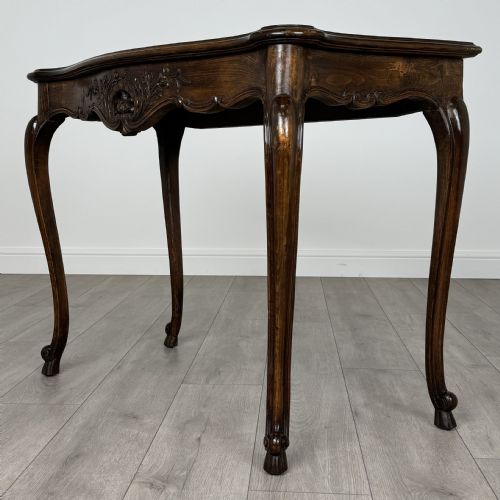 ANTIQUE 20TH CENTURY SIDE TABLE IN MAHOGANY - ADDITIONAL PHOTO 1