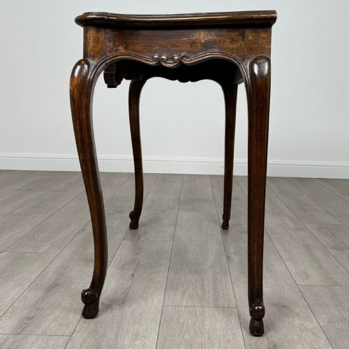 ANTIQUE 20TH CENTURY SIDE TABLE IN MAHOGANY - ADDITIONAL PHOTO 2