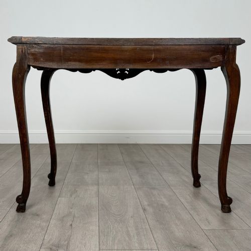 ANTIQUE 20TH CENTURY SIDE TABLE IN MAHOGANY - ADDITIONAL PHOTO 4