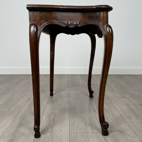 ANTIQUE 20TH CENTURY SIDE TABLE IN MAHOGANY - ADDITIONAL PHOTO 5