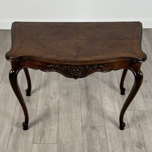 ANTIQUE 20TH CENTURY SIDE TABLE IN MAHOGANY - ADDITIONAL PHOTO 8