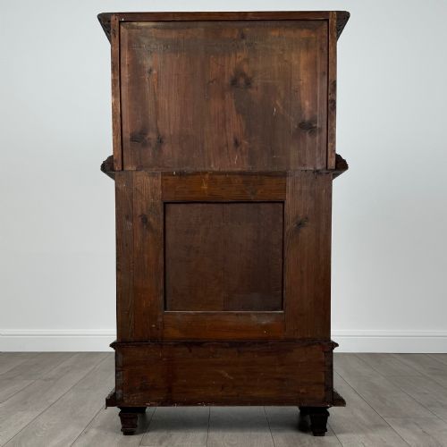 ANTIQUE 19TH CENTURY CARVED WALNUT CABINET - ADDITIONAL PHOTO 5