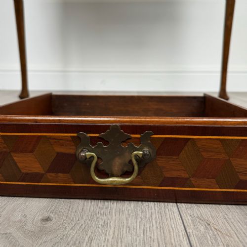 ANTIQUE 20TH CENTURY SIDE TABLE IN MAHOGANY - ADDITIONAL PHOTO 9