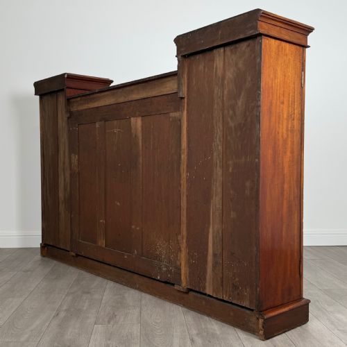 ANTIQUE 19TH CENTURY UNUSUAL DISPLAY CABINET IN MAHOGANY - ADDITIONAL PHOTO 5