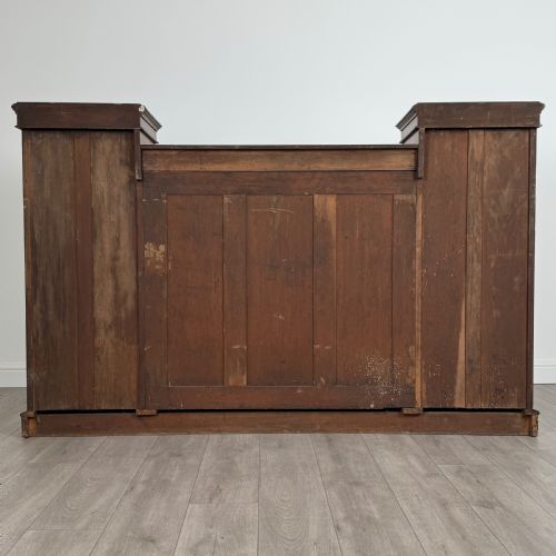 ANTIQUE 19TH CENTURY UNUSUAL DISPLAY CABINET IN MAHOGANY - ADDITIONAL PHOTO 7