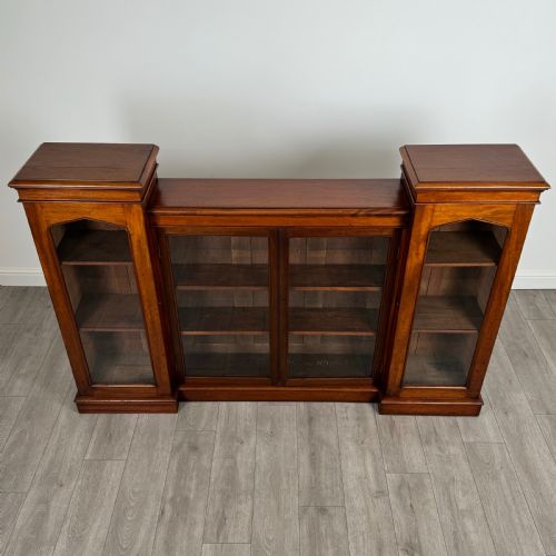 ANTIQUE 19TH CENTURY UNUSUAL DISPLAY CABINET IN MAHOGANY - ADDITIONAL PHOTO 9