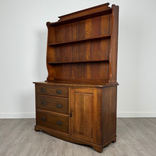 ANTIQUE 20TH CENTURY GOOD QUALITY DRESSER IN OAK - ADDITIONAL PHOTO 2