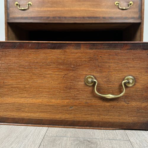 ANTIQUE 18TH CENTURY GOOD QUALITY OAK CHEST OF DRAWERS - ADDITIONAL PHOTO 10
