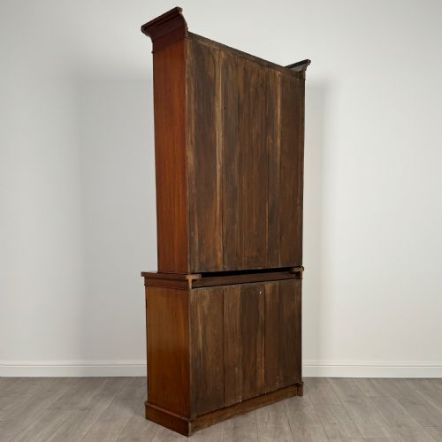 ANTIQUE 19TH CENTURY FINE QUALITY BOOKCASE IN MAHOGANY - ADDITIONAL PHOTO 5