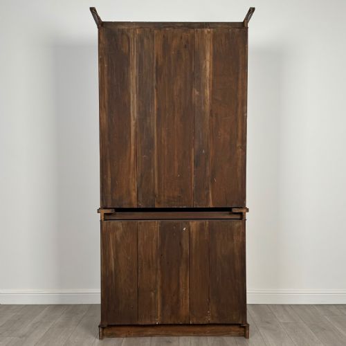 ANTIQUE 19TH CENTURY FINE QUALITY BOOKCASE IN MAHOGANY - ADDITIONAL PHOTO 6