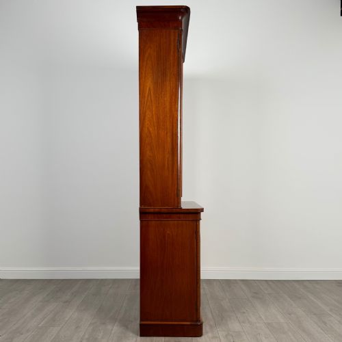 ANTIQUE 19TH CENTURY FINE QUALITY BOOKCASE IN MAHOGANY - ADDITIONAL PHOTO 10