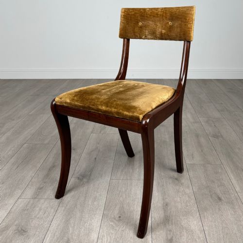 ANTIQUE 20TH CENTURY SET OF 6 DINING CHAIRS IN MAHOGANY - ADDITIONAL PHOTO 5