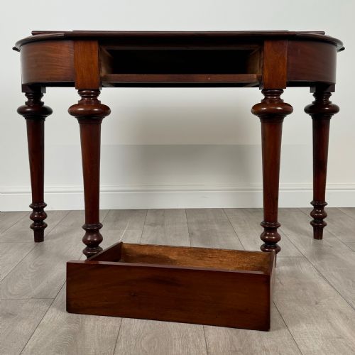 ANTIQUE 19TH CENTURY SIDE TABLE IN MAHOGANY - ADDITIONAL PHOTO 9