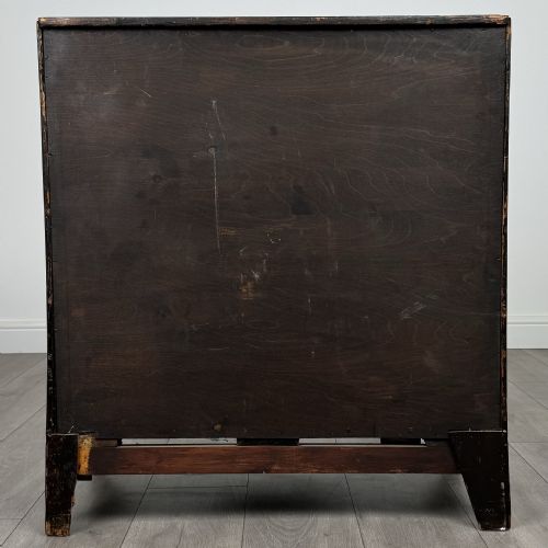 ANTIQUE 19TH CENTURY UNUSUAL CHEST OF DRAWERS IN MAHOGANY - ADDITIONAL PHOTO 4