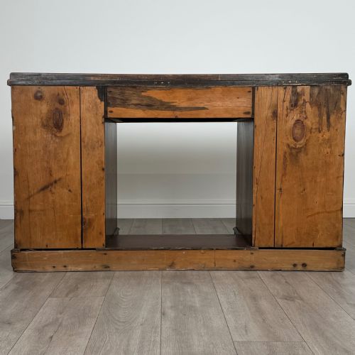ANTIQUE 19TH CENTURY PEDESTAL DESK IN WALNUT - ADDITIONAL PHOTO 4