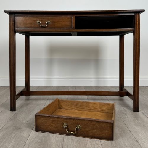 ANTIQUE 20TH CENTURY WRITING TABLE IN MAHOGANY - ADDITIONAL PHOTO 9