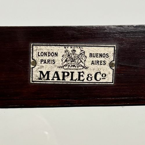 ANTIQUE 20TH CENTURY BOOKCASE BY MAPLE CO IN MAHOGANY - ADDITIONAL PHOTO 4