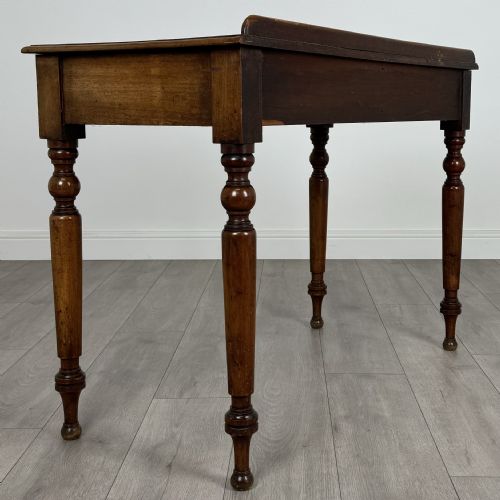 ANTIQUE 19TH CENTURY FINE QUALITY WRITING TABLE IN MAHOGANY - ADDITIONAL PHOTO 3