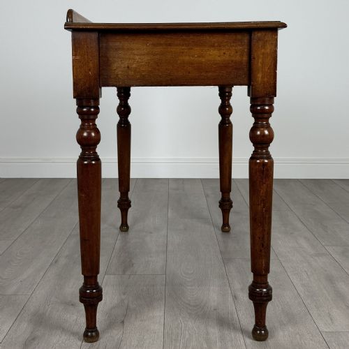 ANTIQUE 19TH CENTURY FINE QUALITY WRITING TABLE IN MAHOGANY - ADDITIONAL PHOTO 6
