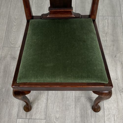 ANTIQUE 20TH CENTURY SET OF 6 QUEEN ANNE STYLE DINING CHAIRS - ADDITIONAL PHOTO 8