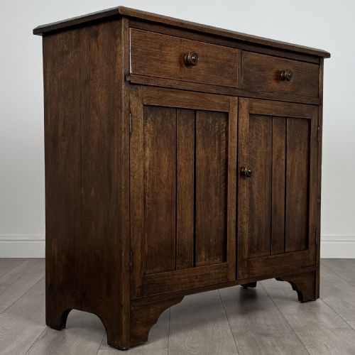 ANTIQUE 20TH CENTURY GOOD QUALITY CUPBOARD IN OAK - ADDITIONAL PHOTO 8