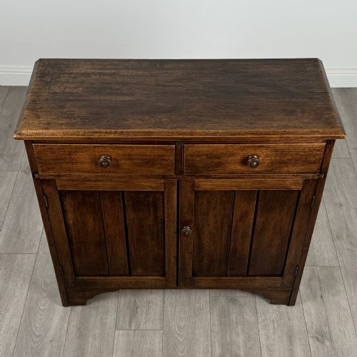 ANTIQUE 20TH CENTURY GOOD QUALITY CUPBOARD IN OAK - ADDITIONAL PHOTO 9