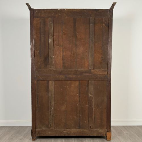 ANTIQUE 19TH CENTURY FRUITWOOD WARDROBE OF GOOD QUALITY - ADDITIONAL PHOTO 5