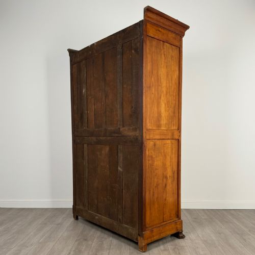 ANTIQUE 19TH CENTURY FRUITWOOD WARDROBE OF GOOD QUALITY - ADDITIONAL PHOTO 6