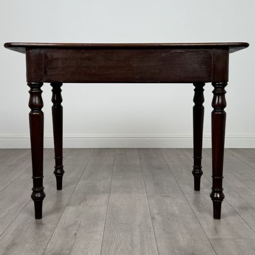 ANTIQUE 19TH CENTURY WRITING TABLE IN MAHOGANY - ADDITIONAL PHOTO 4
