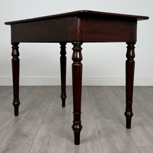 ANTIQUE 19TH CENTURY WRITING TABLE IN MAHOGANY - ADDITIONAL PHOTO 5