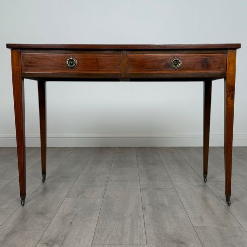antique 20th century writing table in mahogany - CATEGORY: ANTIQUE TABLES - DATED EDWARDIAN