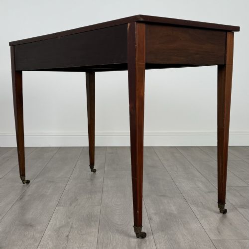 ANTIQUE 20TH CENTURY WRITING TABLE IN MAHOGANY - ADDITIONAL PHOTO 5